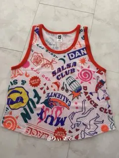 ☆ZUMBA®︎☆タンクトップ カラフルプリント XS