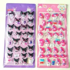 ぷくぷくシールクロミ マイメロ 立体シールぷっくりシール 3Dシールサンリオ