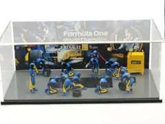 ルノー 2005 R25 アロンソワールドチャンピオン ピットストップジオラマ①のサムネイル