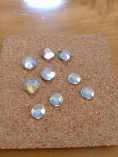 ラインストーン　オーロラ　クリア　ネイル　パーツ　セット