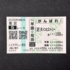2026年最新】馬券 新馬戦の人気アイテム - メルカリ
