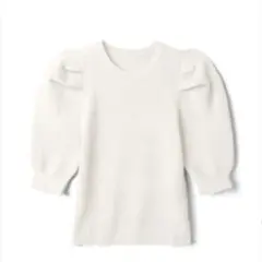 GRL パフスリーブニットトップス[at1500] ホワイト