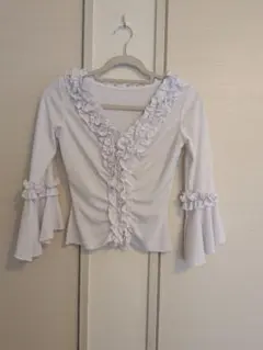 フラメンコ ホワイトブラウス