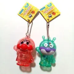 アンパンマン シャカシャカクリアキーホルダー 2点【新品】