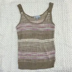【未使用】MISSONI ミッソーニ サイズ44 ニットタンクトップ レーヨンのサムネイル