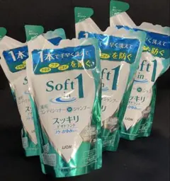 LION ソフトインワン　コンディショナーインシャンプー 370ml 4本セット
