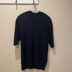 PLST プラステ モックネックセーター ネイビー Mのサムネイル