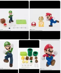 S.H.Figuarts マリオ、ルイージ、スーパーマリオ プレイセット