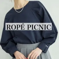 ROPÉ PICNIC サッカーストライプ プルオーバー　ネイビー