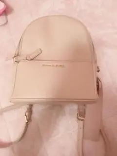 Maison de FLEUR リボン付きピンクリュック