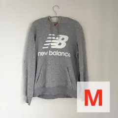 ニューバランス パーカー カラー グレー サイズM