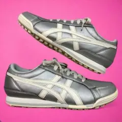 s*,様 ASICS アシックス 23.5㎝ ゴルフシューズ シルバー スパイク