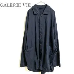 GALERIE VIE シャツジャケット ネイビー ゆったり シンプル 羽織りのサムネイル