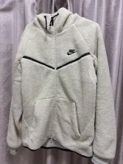 Nike フリースジャケット Mクリーム