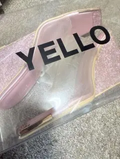 YELLO ラインストーン サンダル ピンク ✨Lのサムネイル