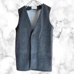 《美品》Chaco closet【Ｍ】ノーカラージレ／グレー[HR-0807]