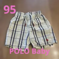 POLO Baby チェック パンツ 95