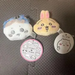 ちいかわ ミニがま口ポーチ うさぎ ・ミニがまぐちリボン　ハチワレ　２種セット