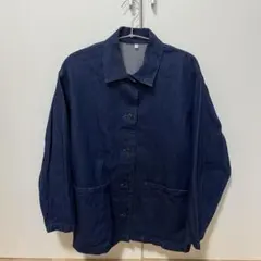 【無印良品】木の実から作ったカポック混デニムシャツジャケット