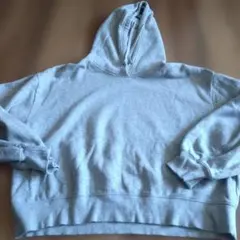 グレー フルジップ パーカー