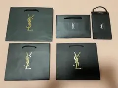 【5枚セット】YSL イヴサンローラン ショッパー 紙袋　サンローラン