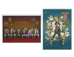ジョジョの奇妙な冒険 クリアポスター THE JOJO WORLD