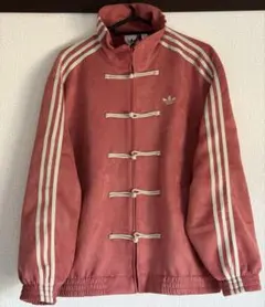 m*e様 adidas 上海限定 チャイナ トラックジャケット ピンク Mサイズのサムネイル