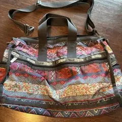 LeSportsac 多彩な柄 ボストンバッグ