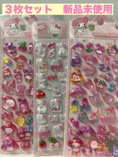 【新品】サンリオボンボンドロップ シール 3枚セット