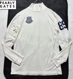 PEARLY GATES パーリーゲイツ 長袖 モックネック 白 サイズ7 XL - メルカリ