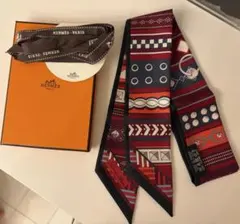週末限定お値下げ】HERMES ツイリー ベルト柄（2本セット） - メルカリ