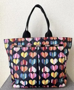 LeSportsac ハート柄 ハンドバッグ＆肩がけショルダーバッグ　新品同様