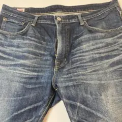 EDWIN ストレートデニム ダークブルー　ウエスト96センチ、股下64センチ