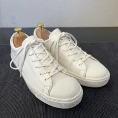 美品 ！コンバース オールスター クップ 白レザー スニーカー上質レザー