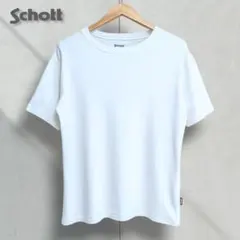【美品】SCHOTT ショット ヘビーウェイト 白 Tシャツ Lのサムネイル