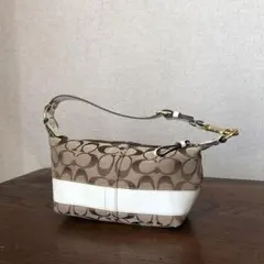 COACH Signature hand bag 41642