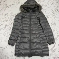 ユニクロ　プレミアムダウン　ウルトラライトダウンコート　Aライン　グレー　軽量