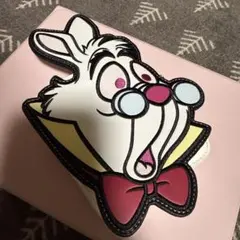 【新品】マリークワント アリス 白うさぎ ダイカットポーチ MARY QUANT