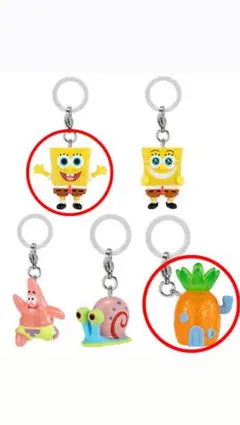 12時間以内発送‼️スポンジ・ボブ　めじるしアクセサリー