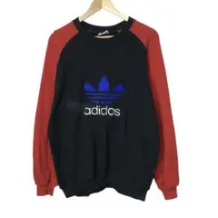 90s アディダス　ヴィンテージスウェットトレーナー　トレフォイルロゴ　M