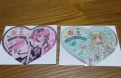 かっぱ寿司　キミとアイドルプリキュア　クリアコースター　2種