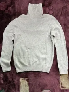 ships カシミヤ100% タートルネックセーター
