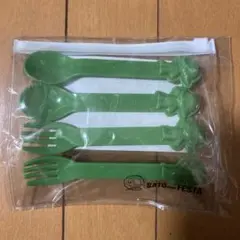 サトちゃん　佐藤製薬　非売品　スプーン&フォークセット　レア