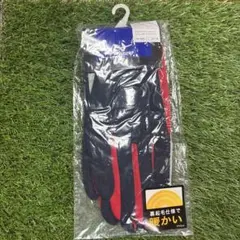 MIZUNO 手袋 Mサイズ ネイビー×レッドのサムネイル