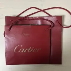 Cartier 赤 ショッパー 2枚セット