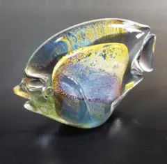 Marcolin Art Crystal マルコリン クリスタル 魚 青緑バブル - メルカリ