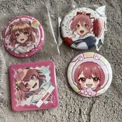 カラフルピーチ からぴち のあ 東京ドームシティ 缶バッジ 4つセット