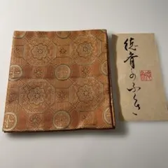a450【名物裂・解説書付き】紹紦牡丹馬織出裂 帛紗 紫紅藍謹製 堀内