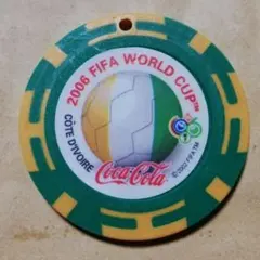 【ワールドカップ】コカ・コーラ カジノチップ ボールマーカー コートジボワールのサムネイル