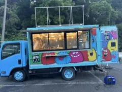キッチンカー　屋台　リヤカー　立て看板、ラック付き　地域限定配送 キッチンカー 屋台 リヤカー 立て看板、ラック付き 地域限定配送